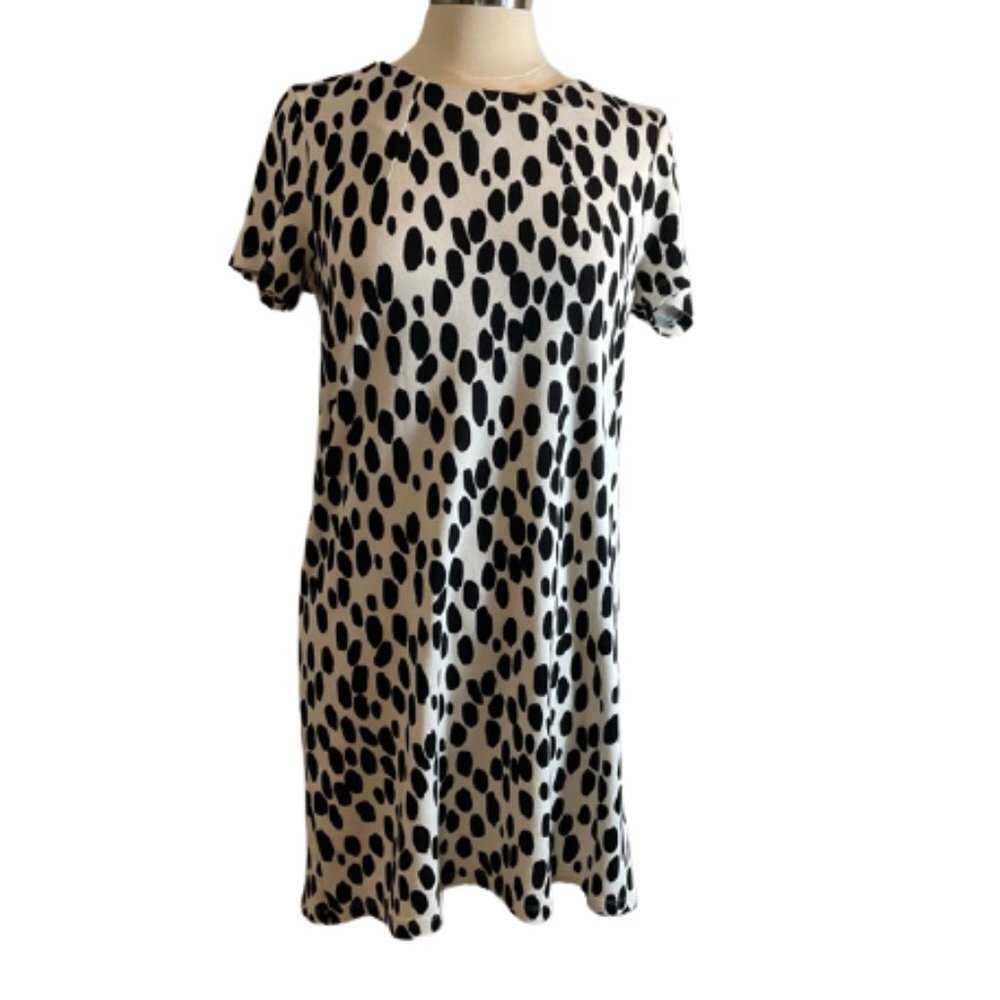 H&M Dress Black & Cream Size Medium